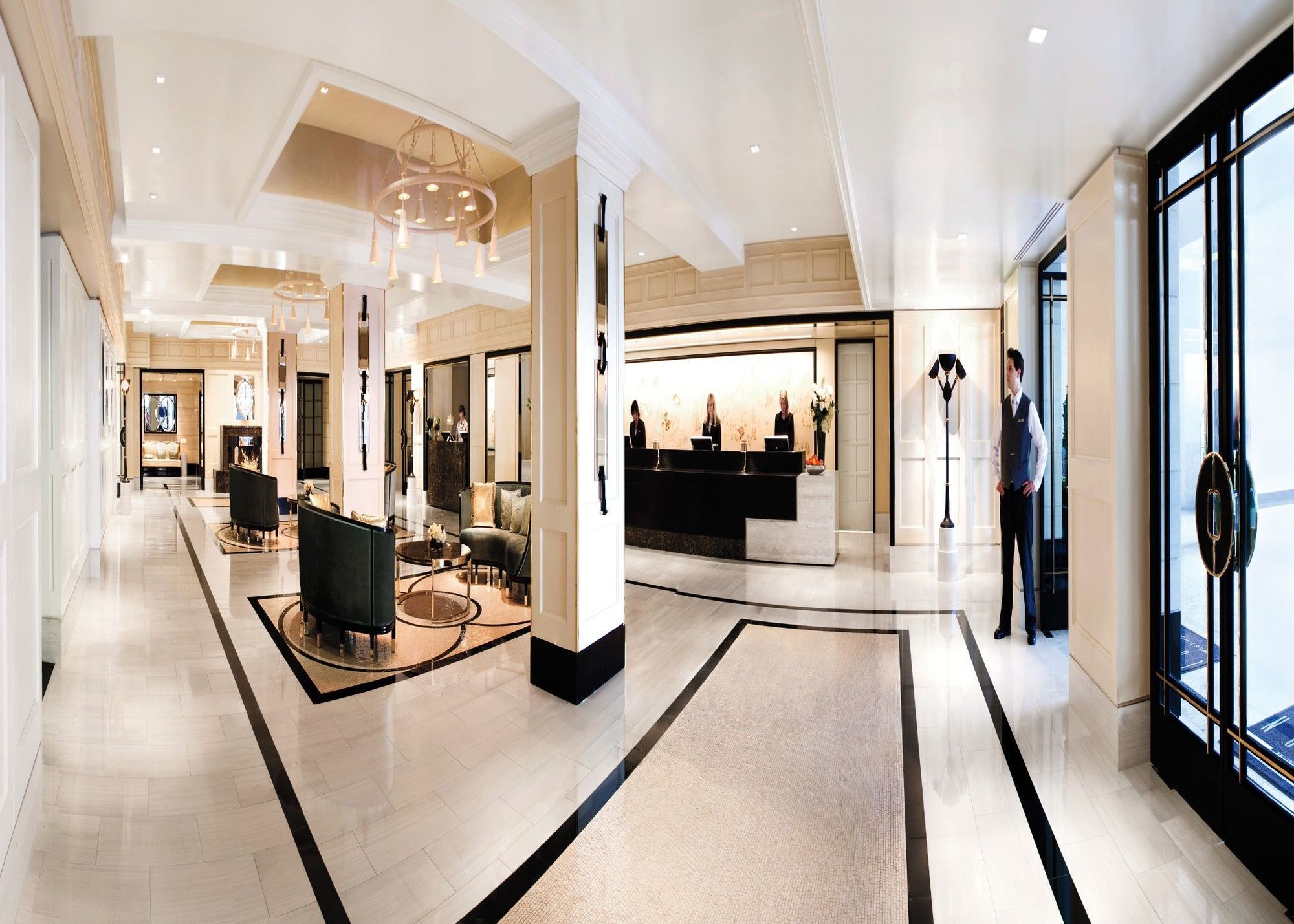 เดอะลอนดอน เวสต์ ฮอลลีวูด แอต เบเวอร์ลี ฮิลล์ส Hotel West Hollywood ภายนอก รูปภาพ The lobby of the Mandarin Oriental, Paris