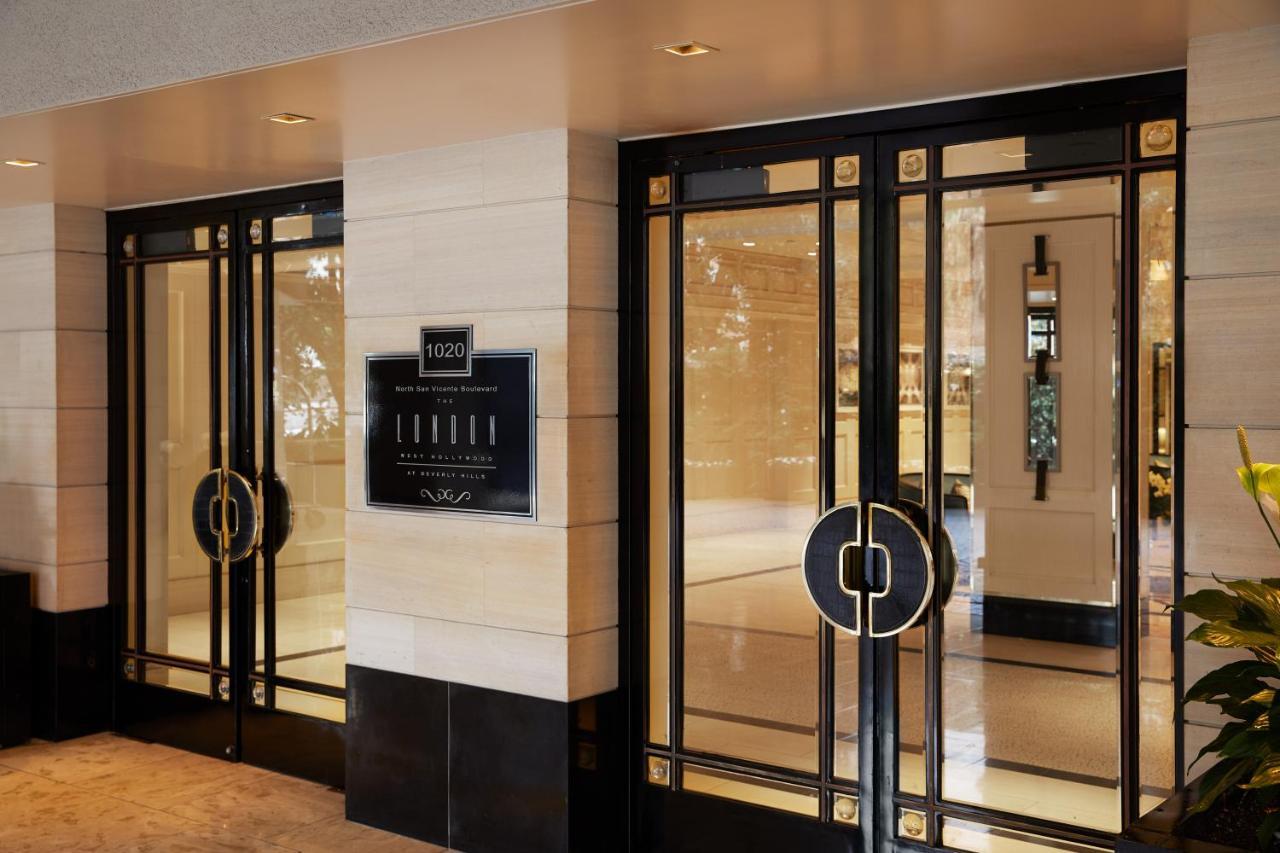 เดอะลอนดอน เวสต์ ฮอลลีวูด แอต เบเวอร์ลี ฮิลล์ส Hotel West Hollywood ภายนอก รูปภาพ The entrance to the hotel