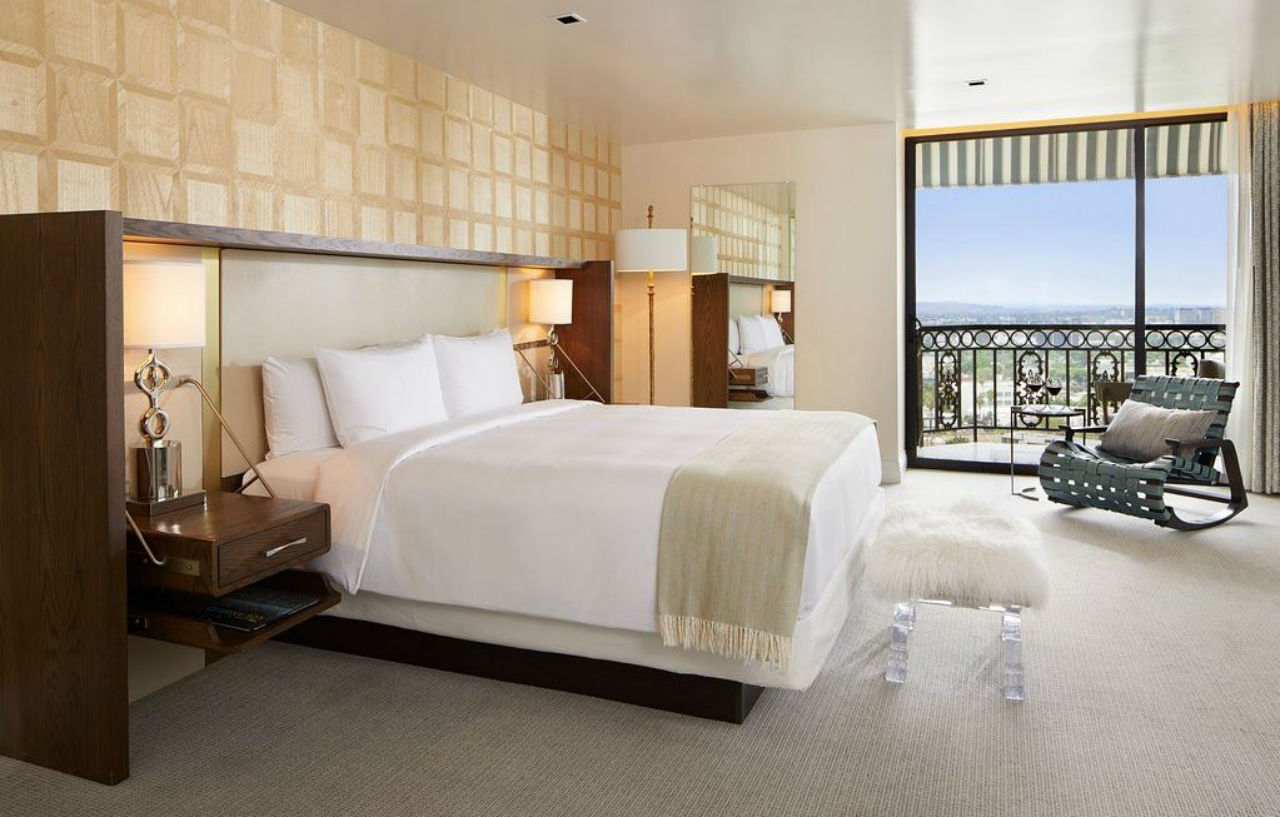 เดอะลอนดอน เวสต์ ฮอลลีวูด แอต เบเวอร์ลี ฮิลล์ส Hotel West Hollywood ภายนอก รูปภาพ A bedroom at the Wynn